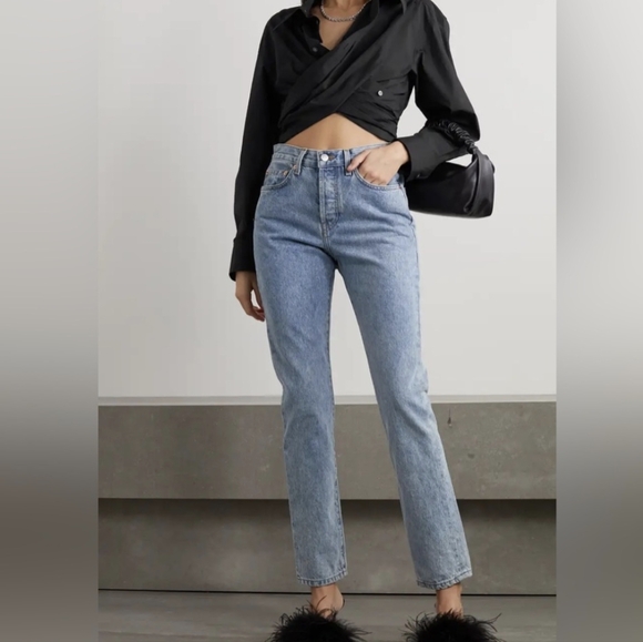 15. NWT ALEXANDER WANG CROSS FRONT POPLIN CROPPED TOP - Picture 3 of 10